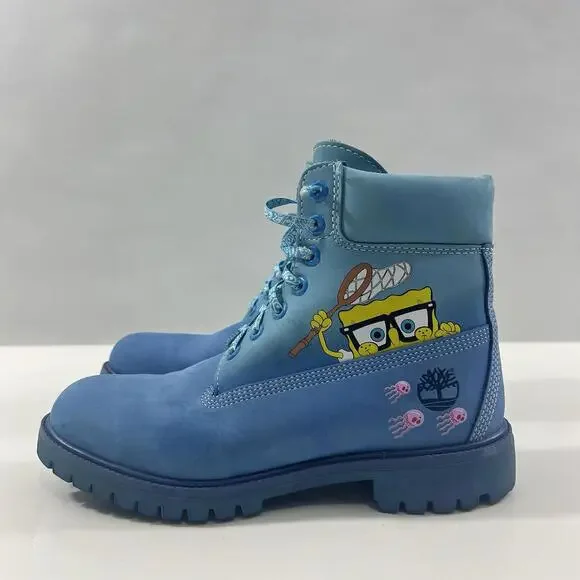 SpongeBob X Timberlands Men's Boots Size 9.5 No Box